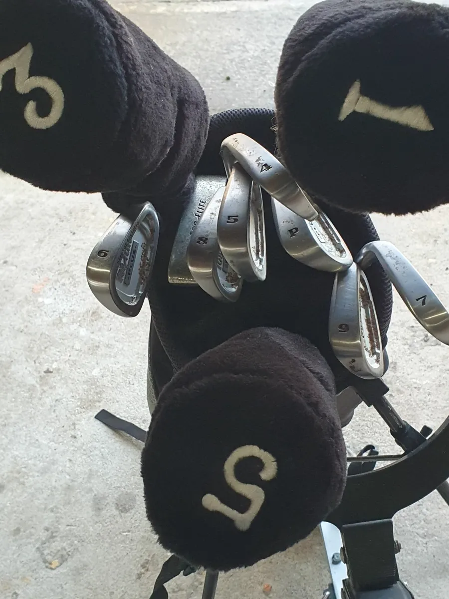 Golf clubs set & cart - Image 2