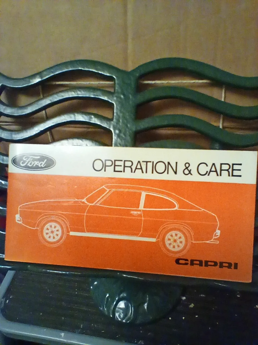 Ford capri handbook