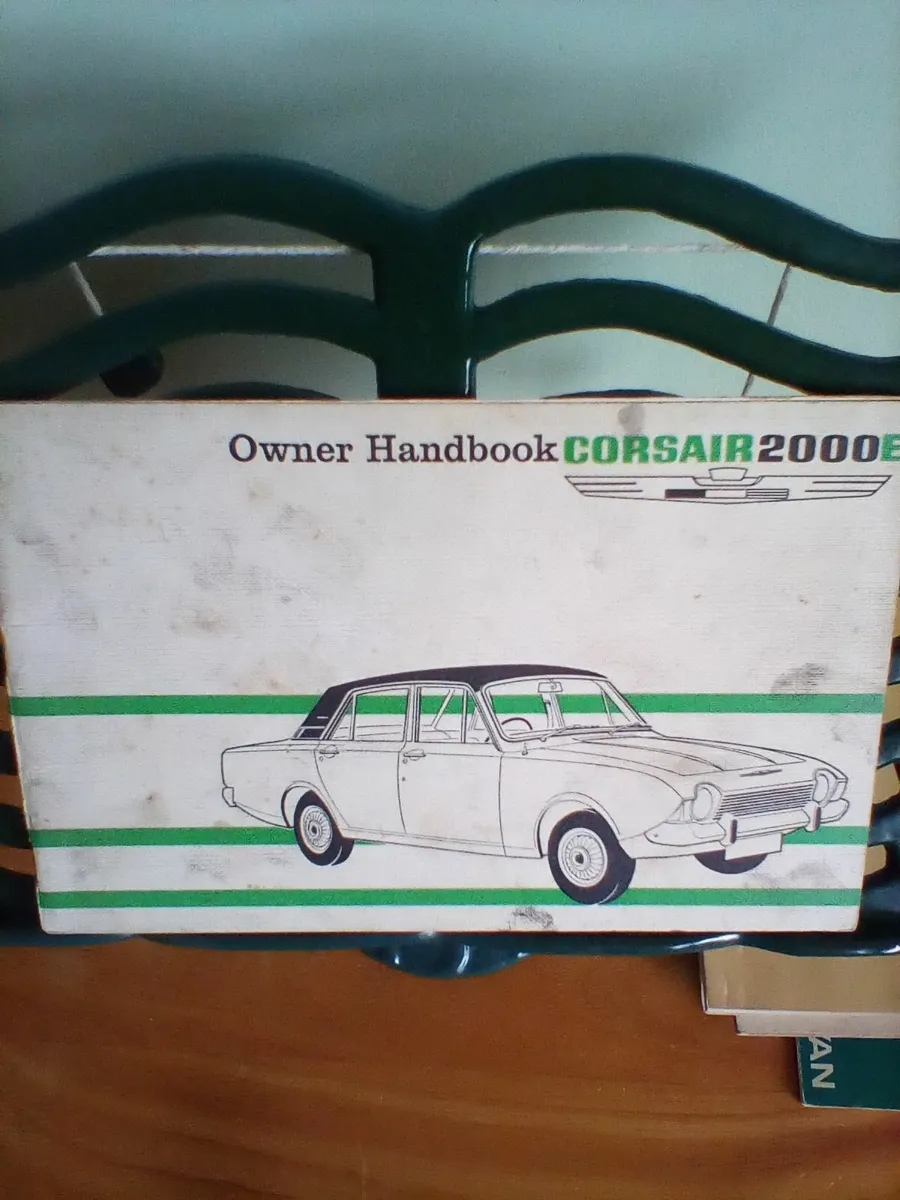 Ford corsair handbook