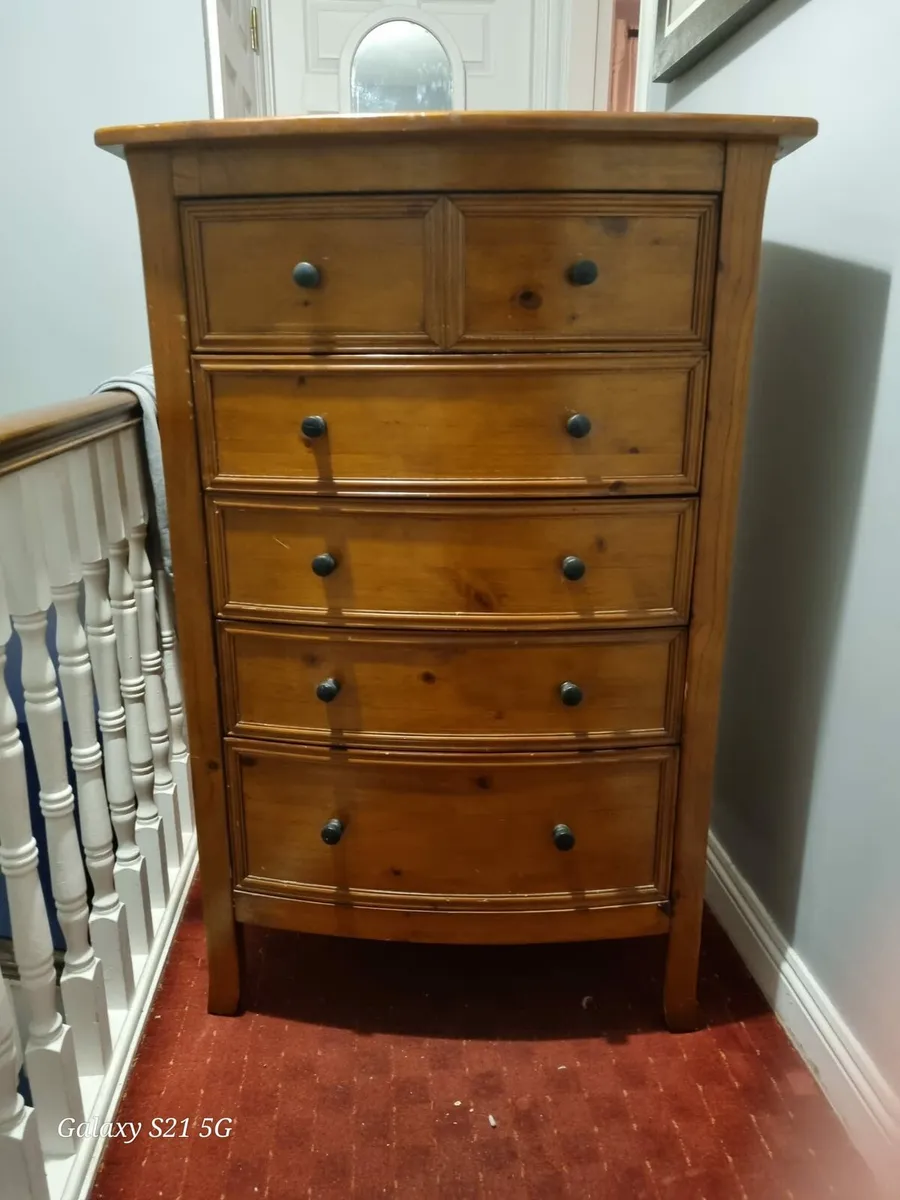 Solid cherrywood chest drawers