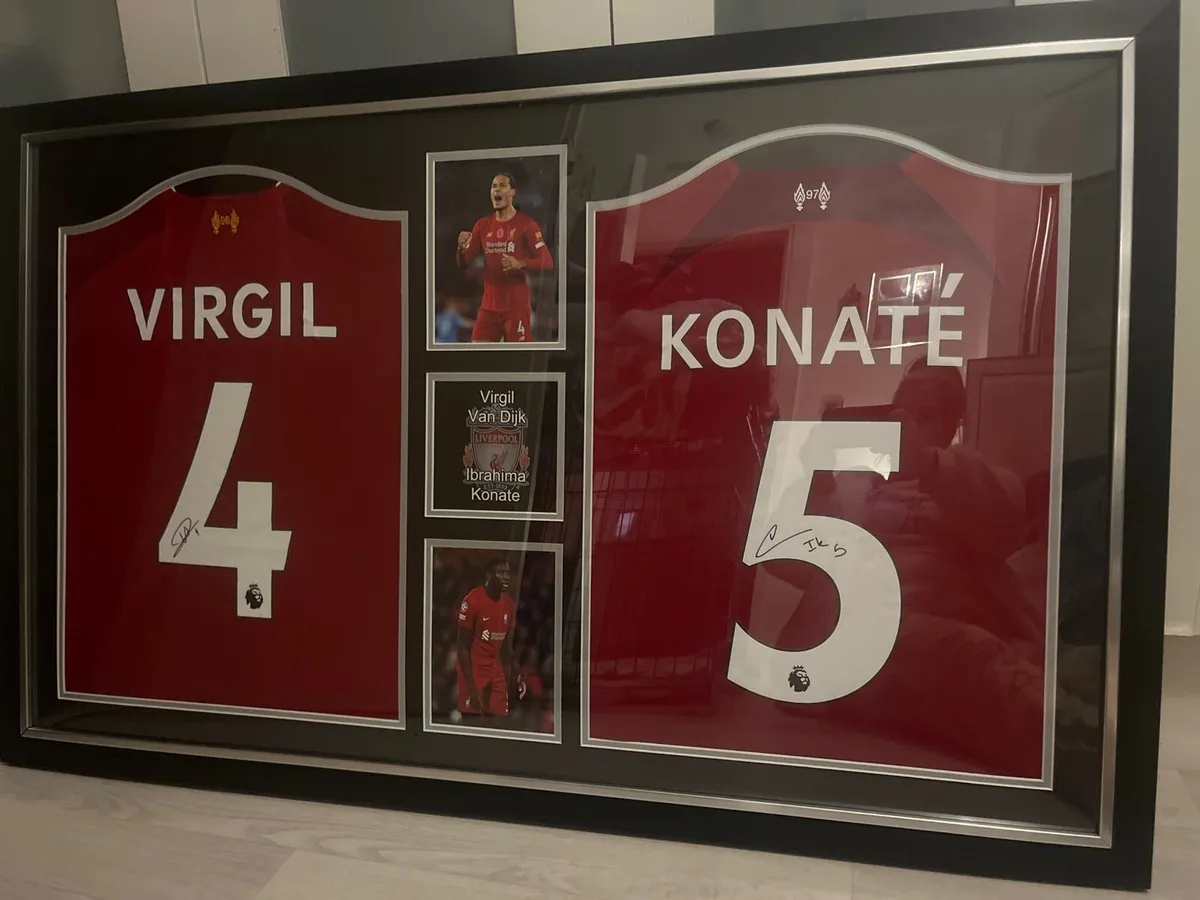 Liverpool framed jerseys - Image 3