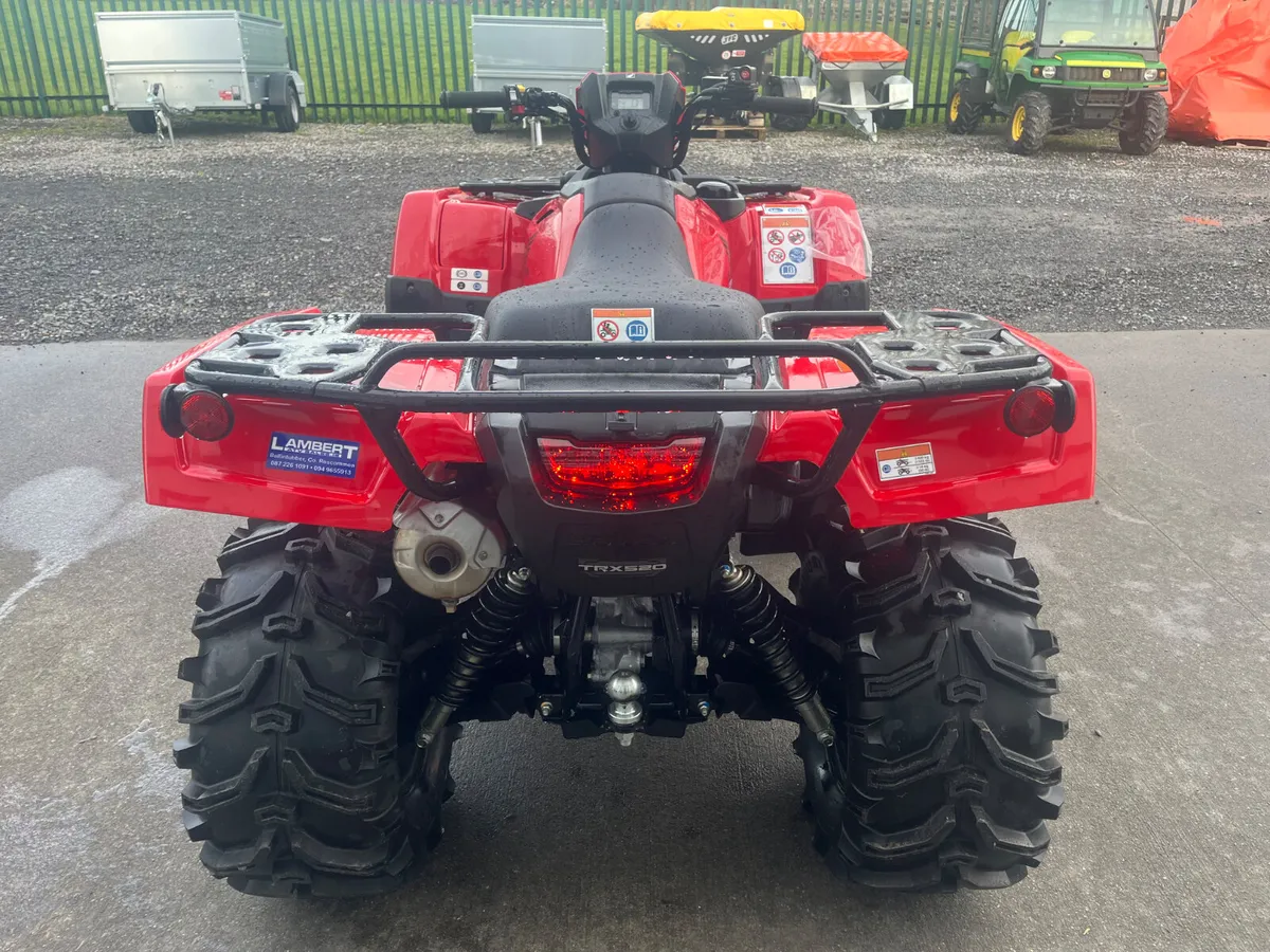 BIG SAVING! Only 17 hours Honda TRX520 & BearClaws - Image 3