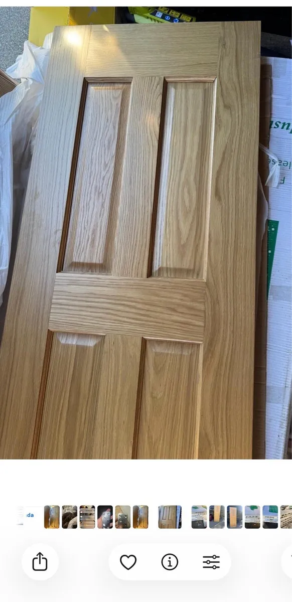 Solid oak shaker doors - Image 1