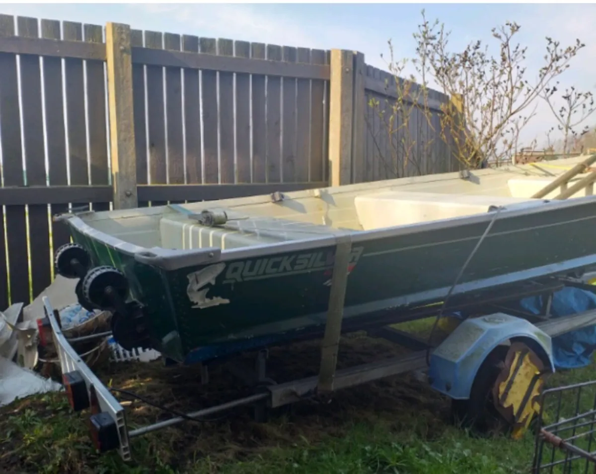 13ft quicksilver aluminium fishing boat trailer. - Image 2