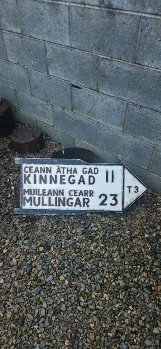 Old Original road sign in good condition - Image 1