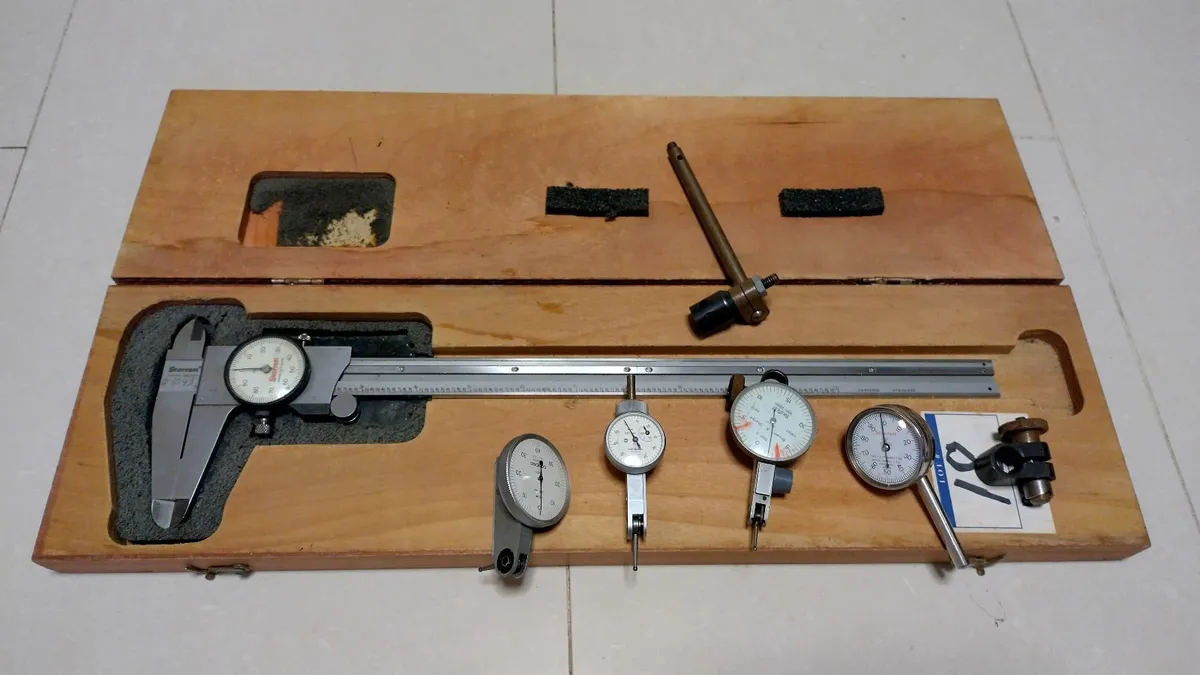 Starrett 12 inch Vernier Gauge + Gauges + Gage - Image 2