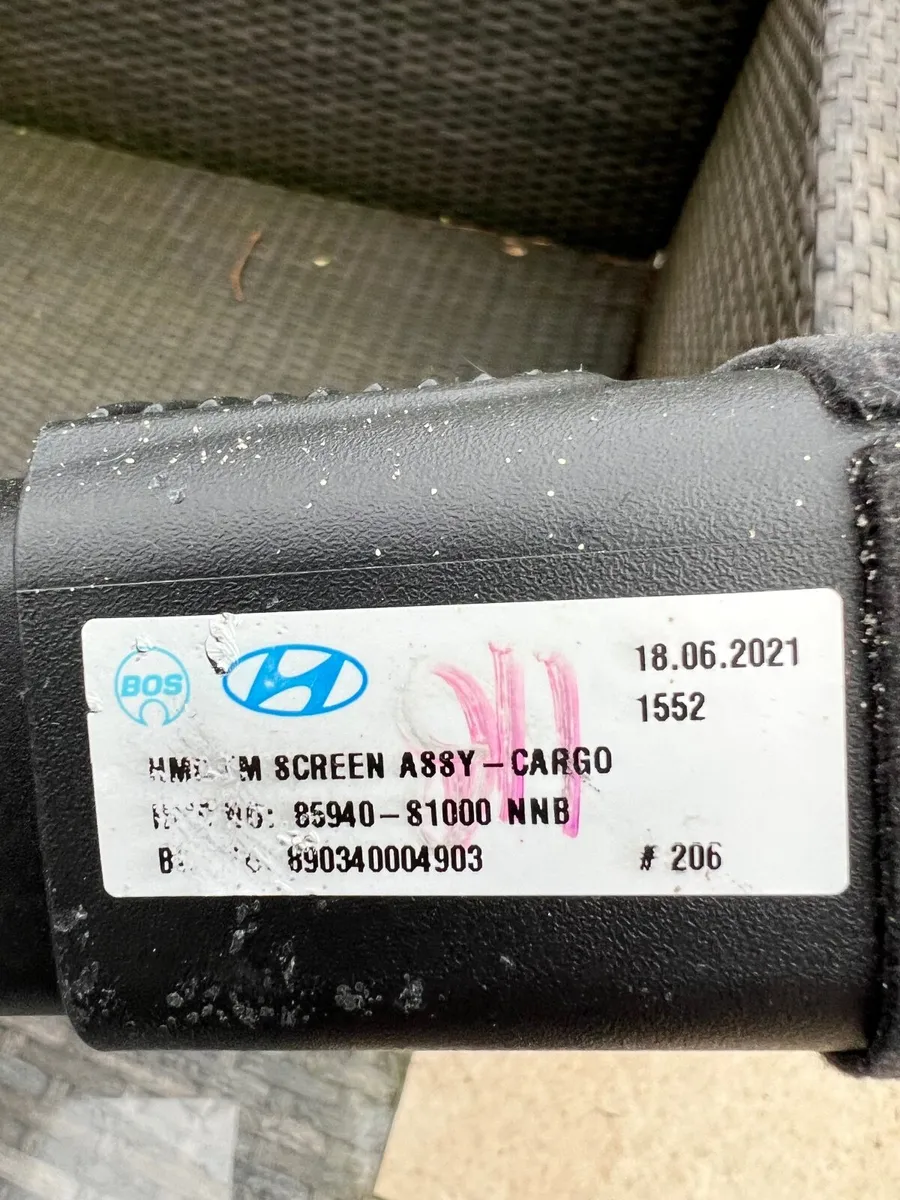 Boot Parcel Tray Hyundai Santa Fe 2022 Model - Image 1