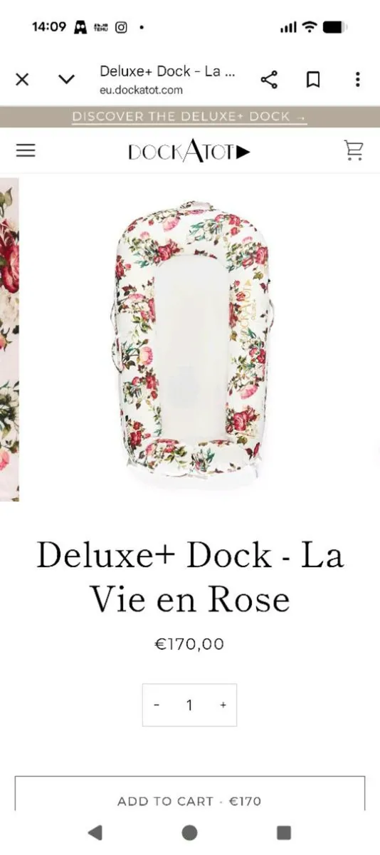 Sleepyhead Deluxe+ Pod – La Vie En Rose - Image 1