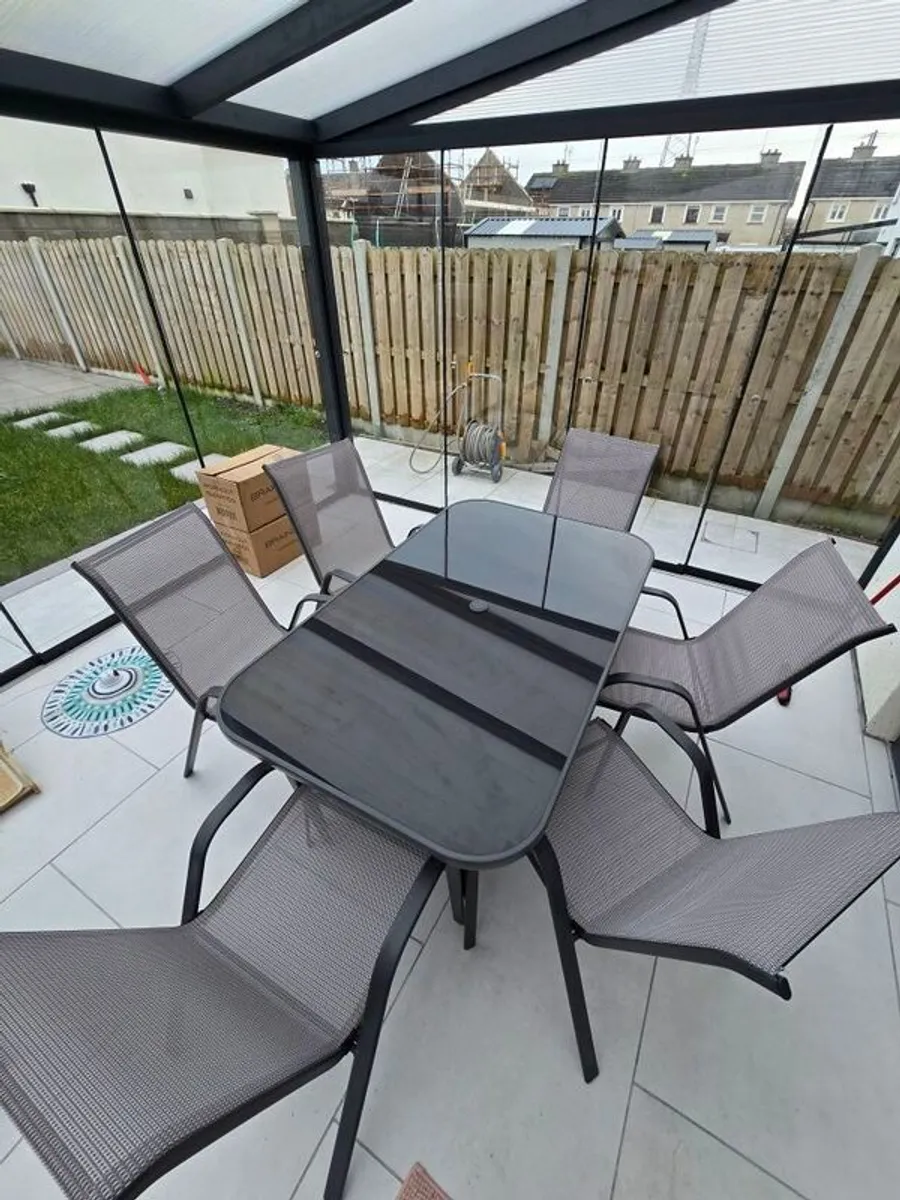Seville 6 Seater Garden Table - Image 2