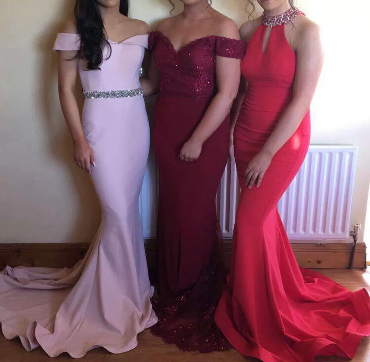 Burgundy Debs dress size 12 - Image 1