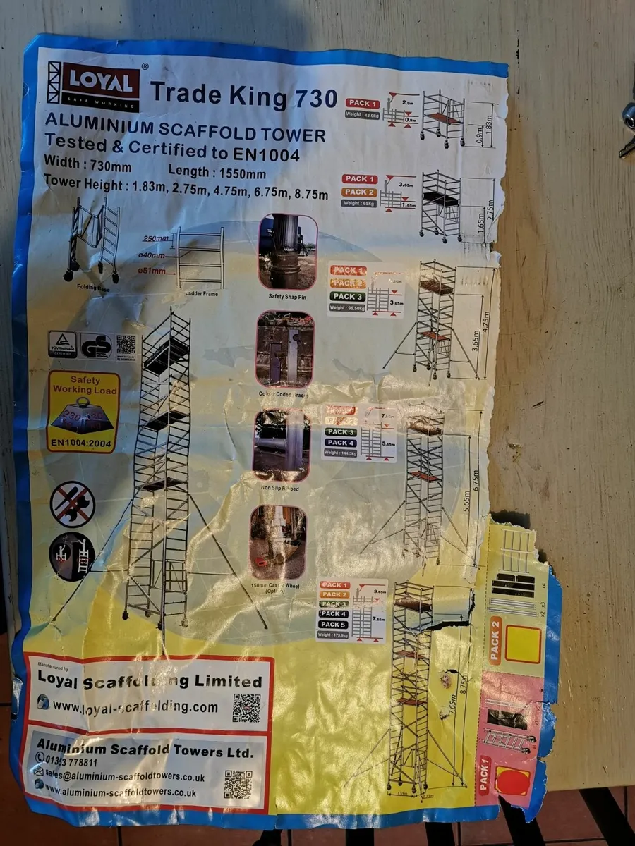 Aluminium Folding Scaffold Tower - Image 2