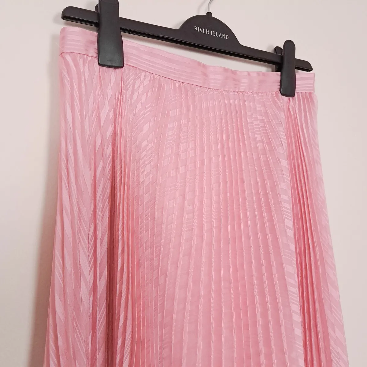 Club Monaco Pastel Pink Pleated Midi Skirt 4US/8UK - Image 3