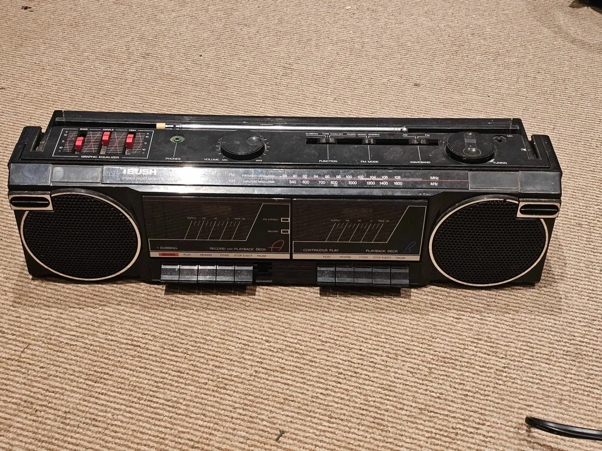 Vintage Bush boombox ghettoblaster - Image 1