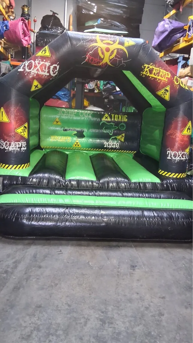 12 x 12 Toxic Bouncy Castle - Image 2