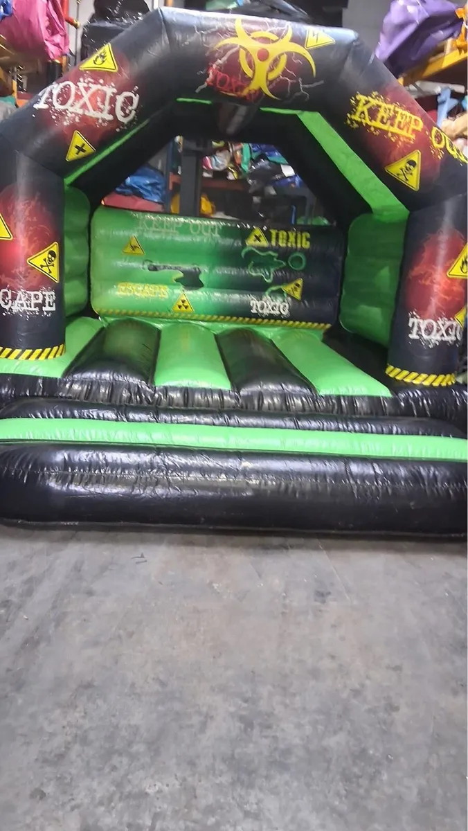 12 x 12 Toxic Bouncy Castle - Image 3