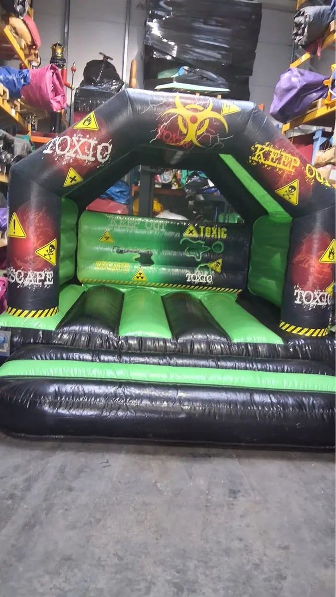 12 x 12 Toxic Bouncy Castle - Image 1