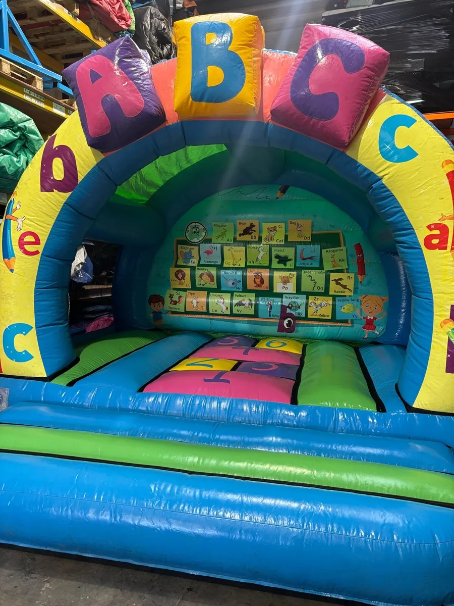 12 x 12 ABC Bouncy castle - Image 2