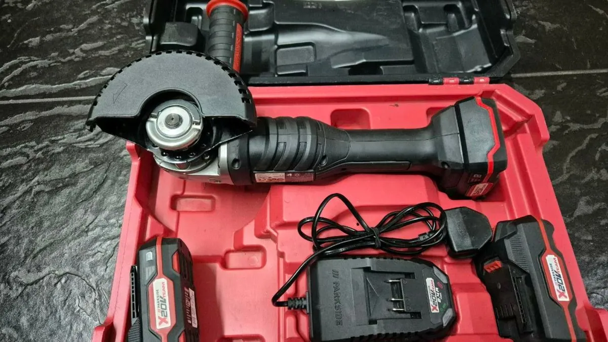 Cordless Angle Grinder20V PARKSIDE complete set - Image 3