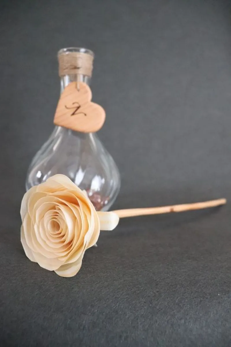 Homemade Wooden Rose - Valentine's Gift (details in add) - Image 2