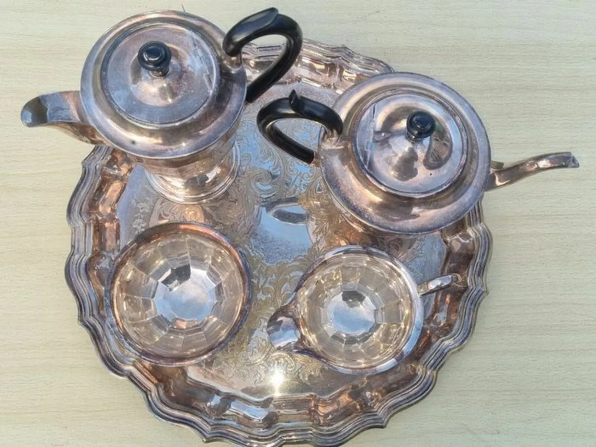 Viners of Sheffield Alpha Plate tea set - Image 4