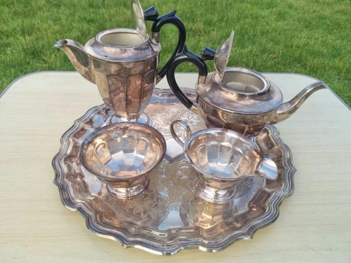 Viners of Sheffield Alpha Plate tea set - Image 3