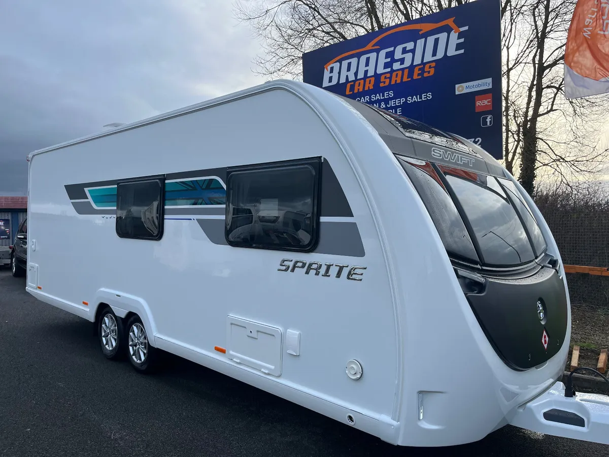 2023 SWIFT QUATTRO FB 6/7 BERTH TOURING CARAVAN!! - Image 1