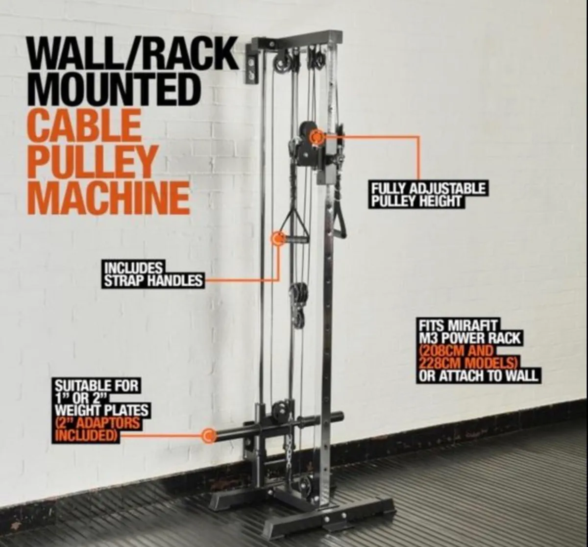 Dual cable pulley machine (new in box) - Image 3