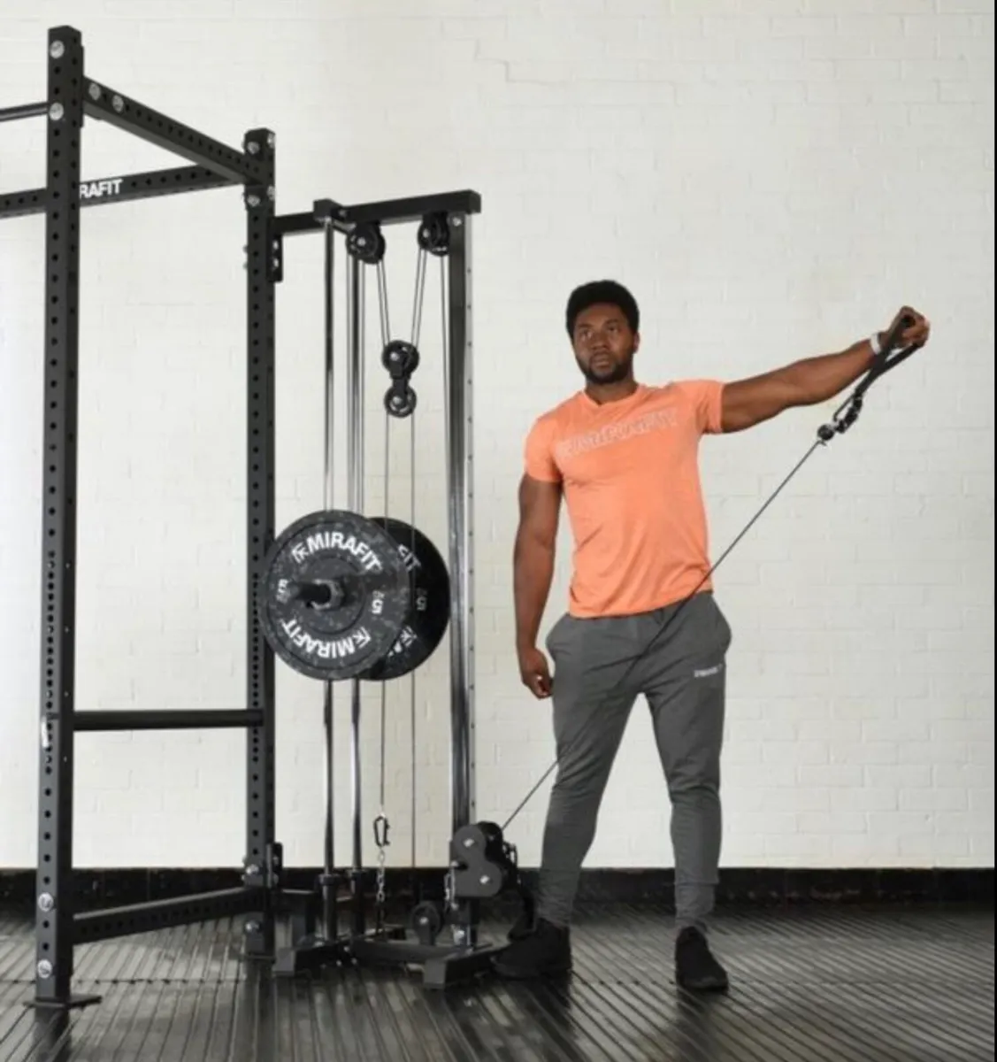 Wall or rack mounted dual cable pulley machine - Image 4