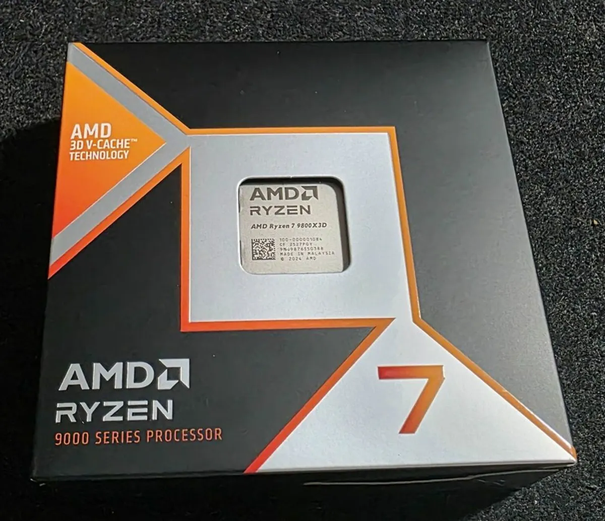 NEW AMD Ryzen 7 9800X3D Gaming CPU - Image 1
