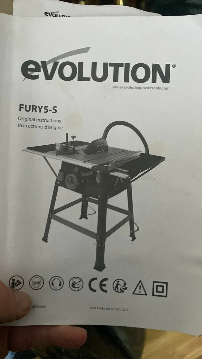Table saw perfect condition make evolution - Image 3