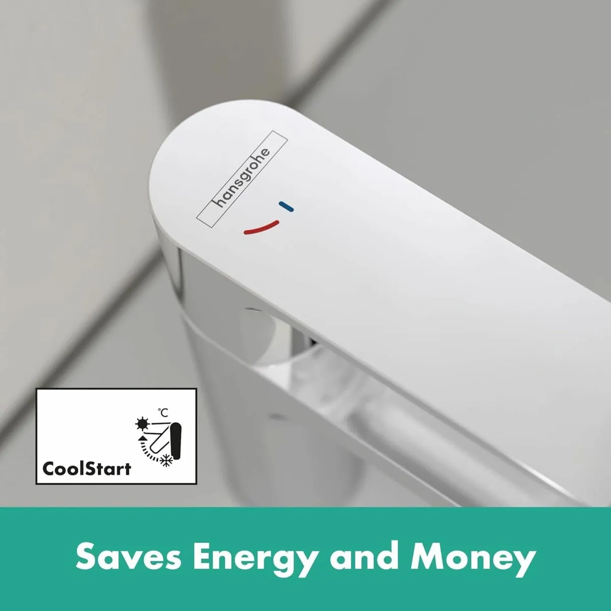 Rebris S Basin Mixer Tap 80 Energy-Saving without - Image 4