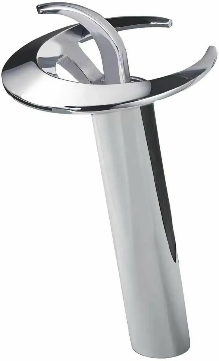 Tall Waterfall Bathroom Taps High Basin Tap - Image 1