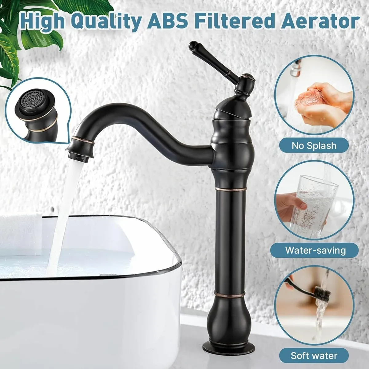 Bathroom Sink Taps 360degrees Rotable Basin Mixer - Image 4