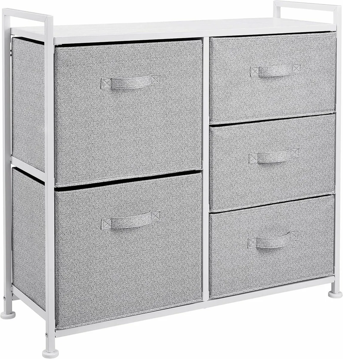 Fabric 5-Drawer Storage Organizer Unit for Closet - Image 1