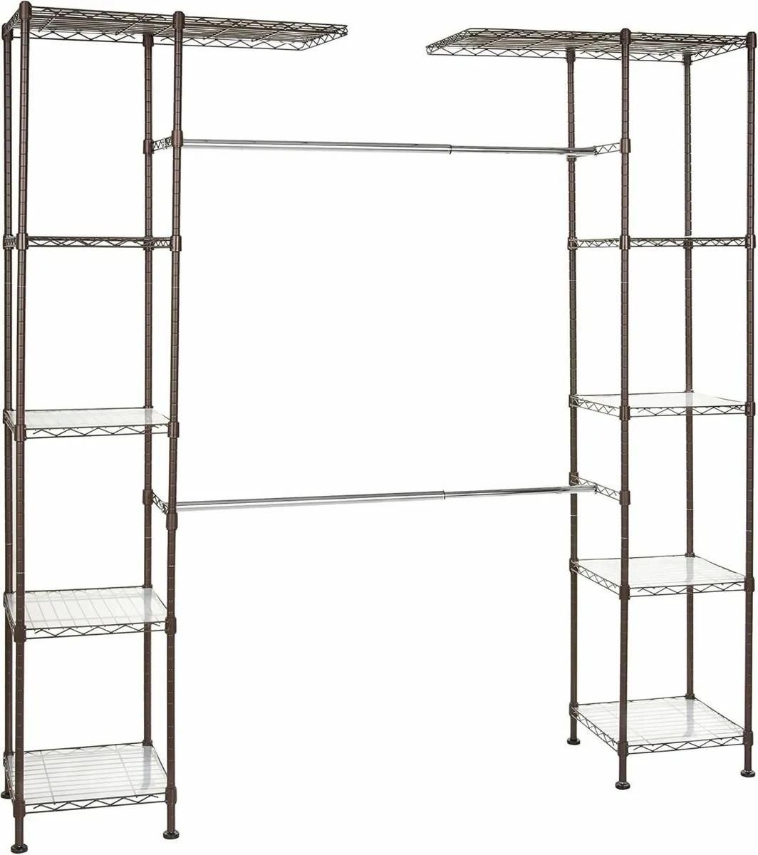 Expandable Wardrobe and Closet Organiser / Rail - Image 1
