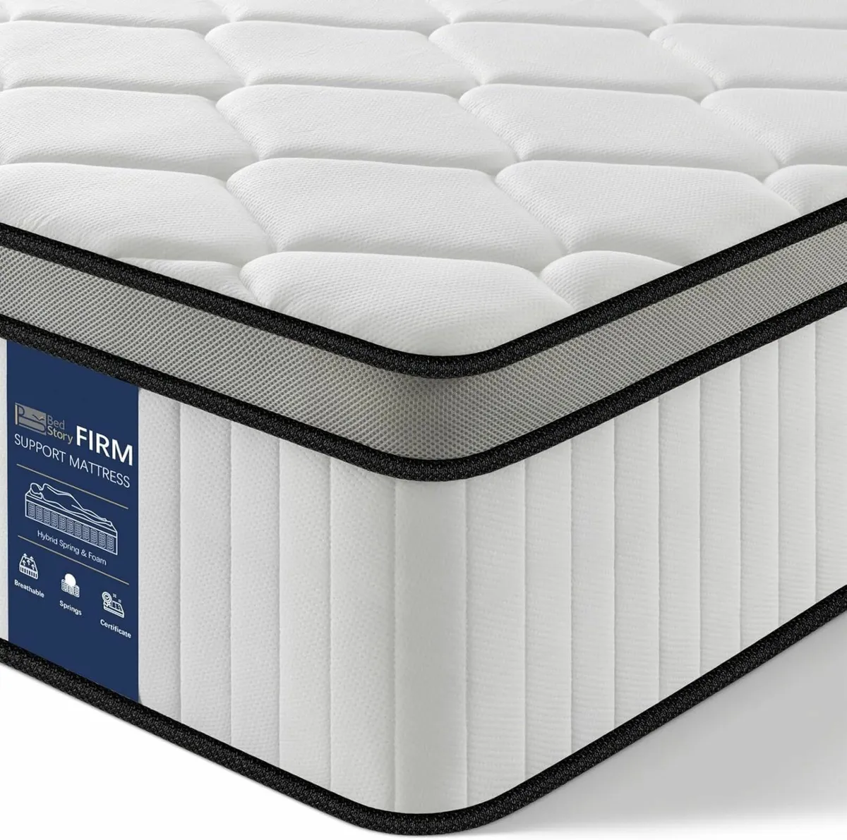 Single Mattress 90x190cm – 30cm Thick Pocket - Image 1