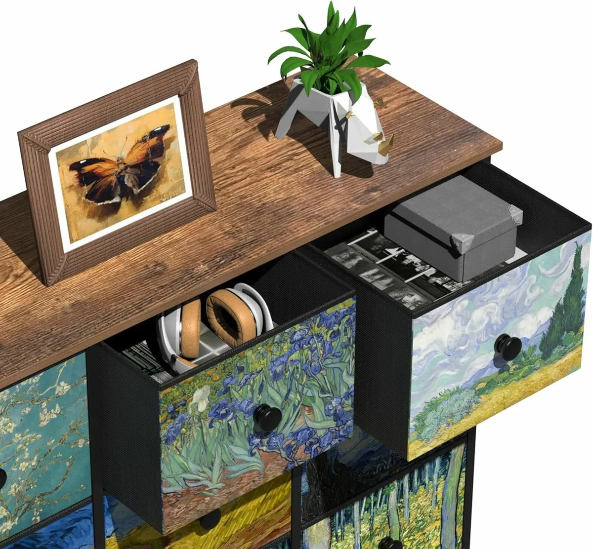 Chest of Drawers Van Gogh Dresser for Bedroom - Image 4