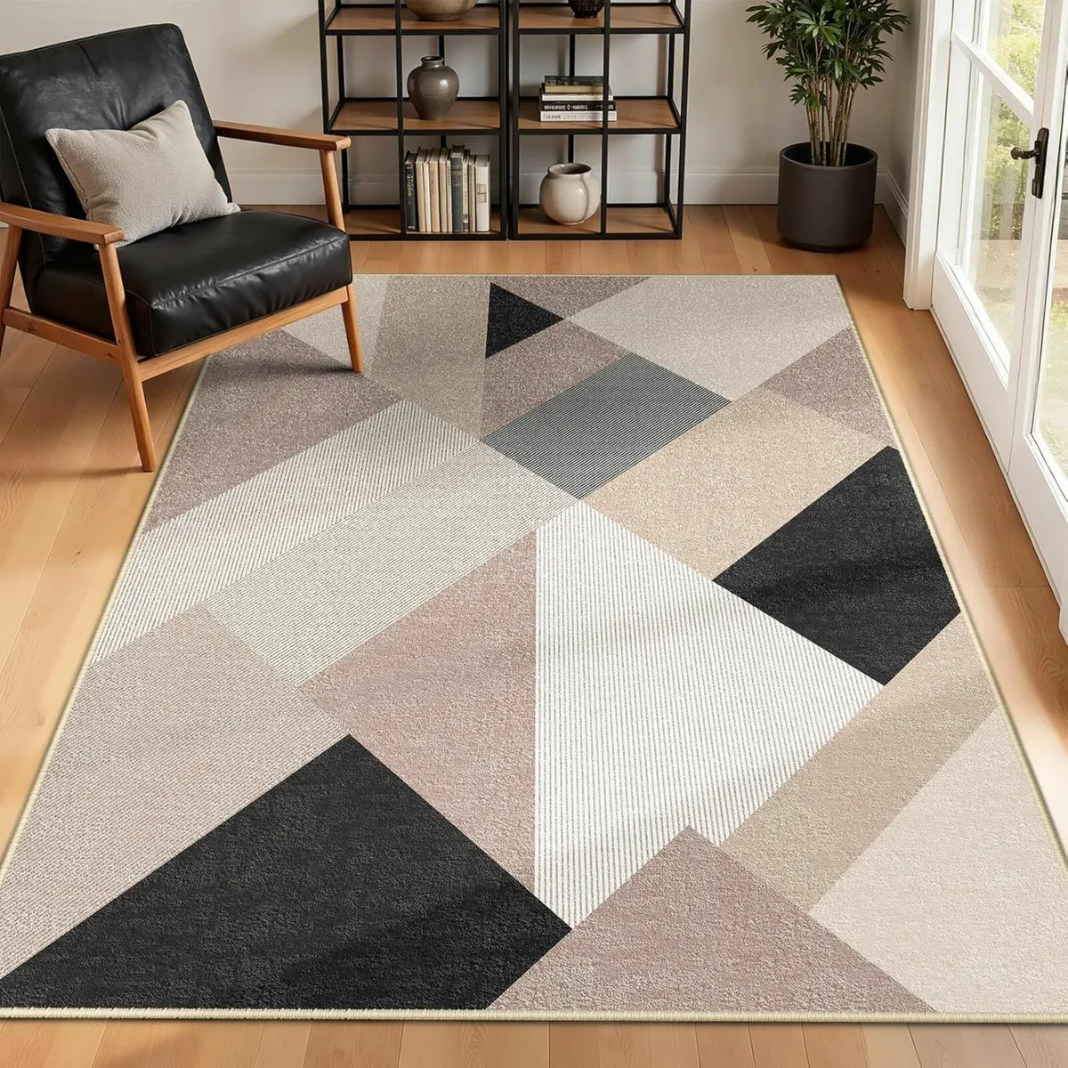 Rugs Living Room 120x180 cm Washable Rug with - Image 1