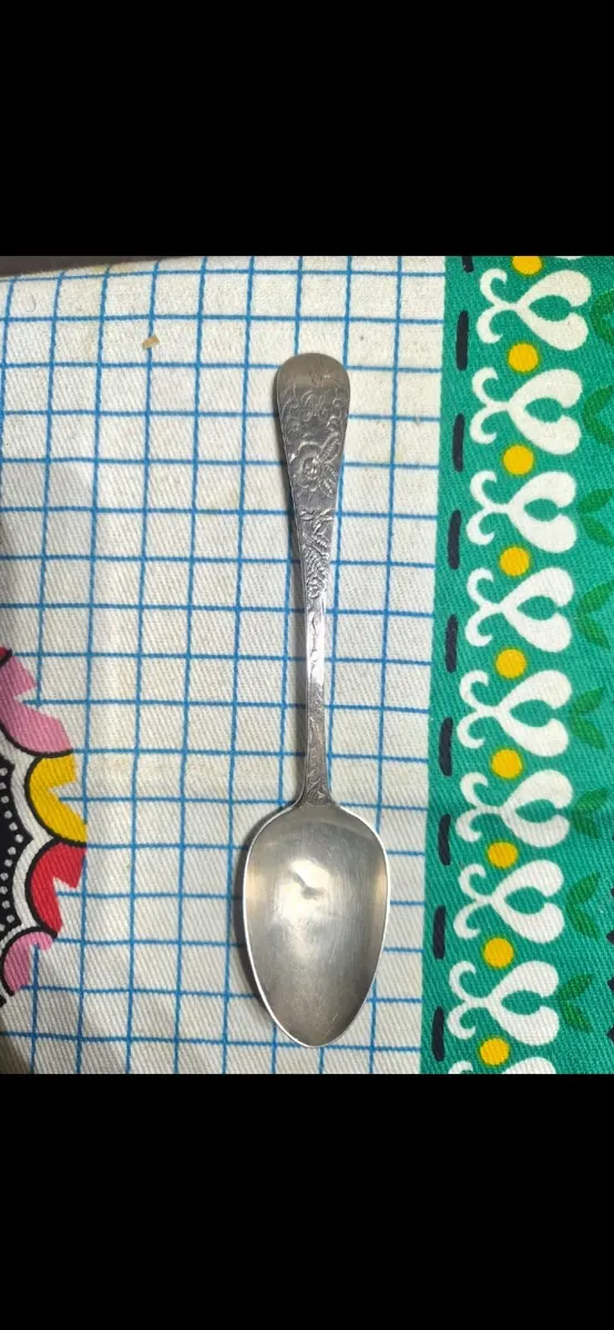 Antique sterling spoon - Image 2