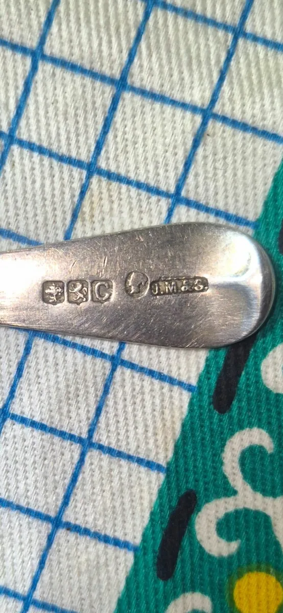 Antique sterling spoon - Image 3