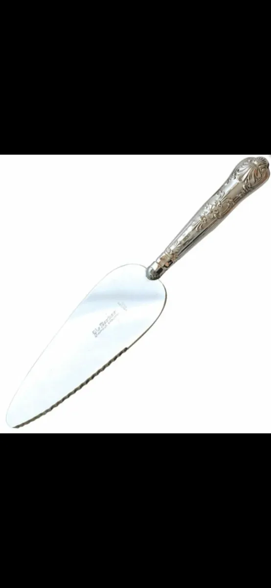 Sterling silver cake slice