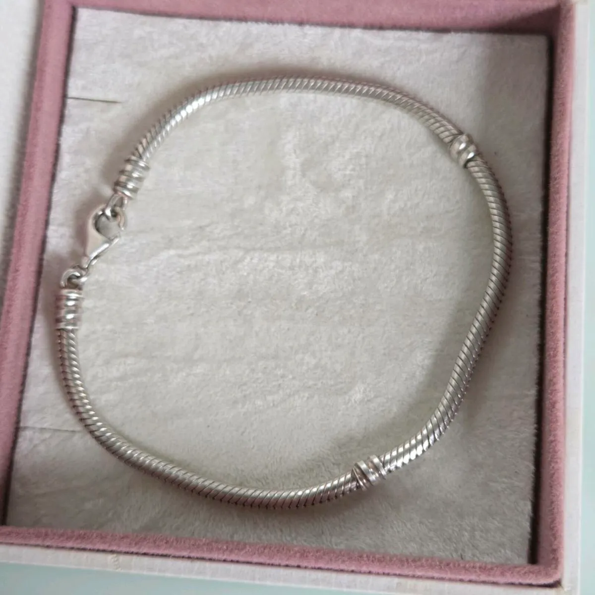 Genuine Pandora bracelet with lobster claps - Image 1