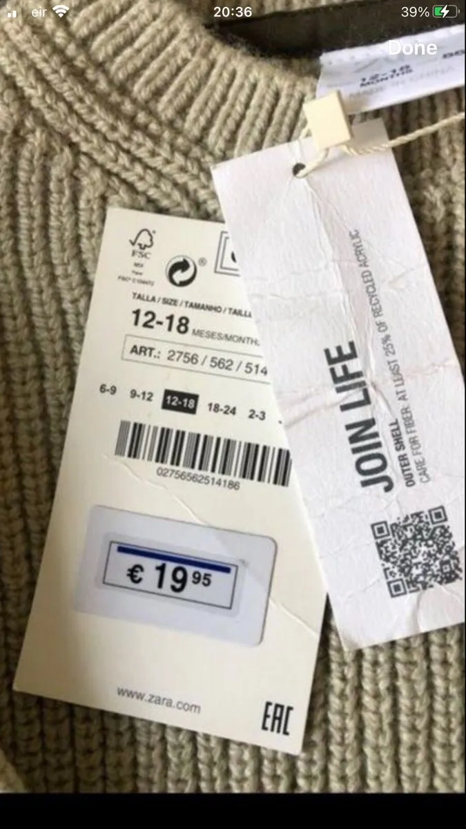 Boys BNWT jumper 12/18 mths €10 - Image 3