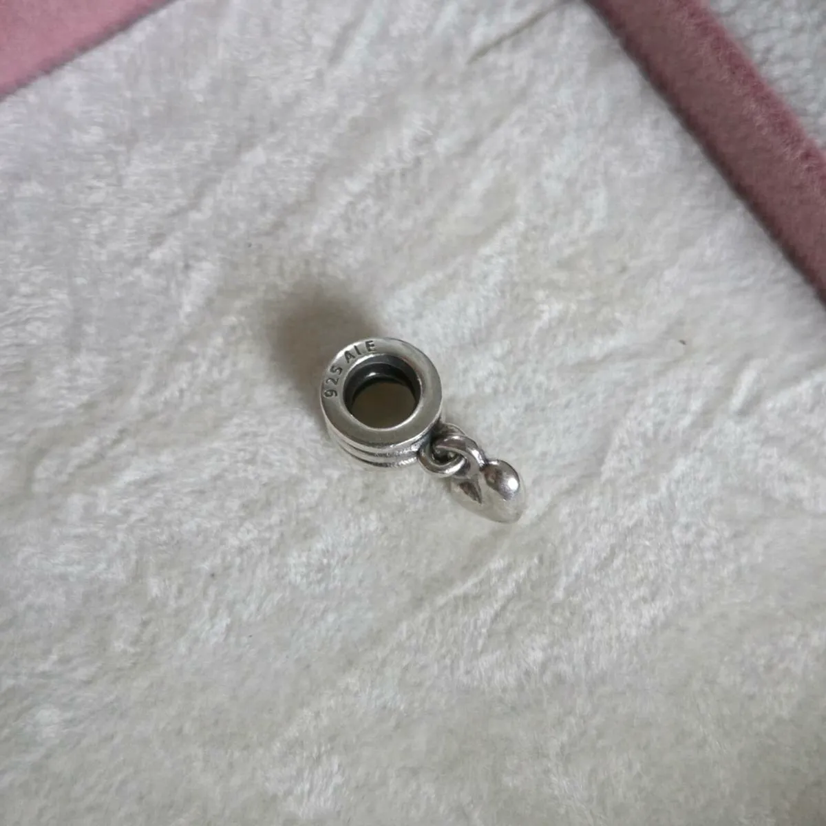 Genuine Pandora dangle heart charm - Image 2