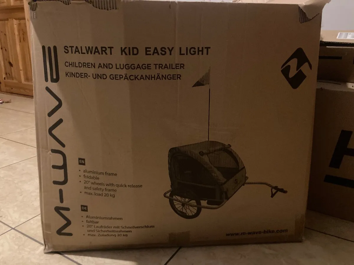 Children and Luggage Trailer - Image 1