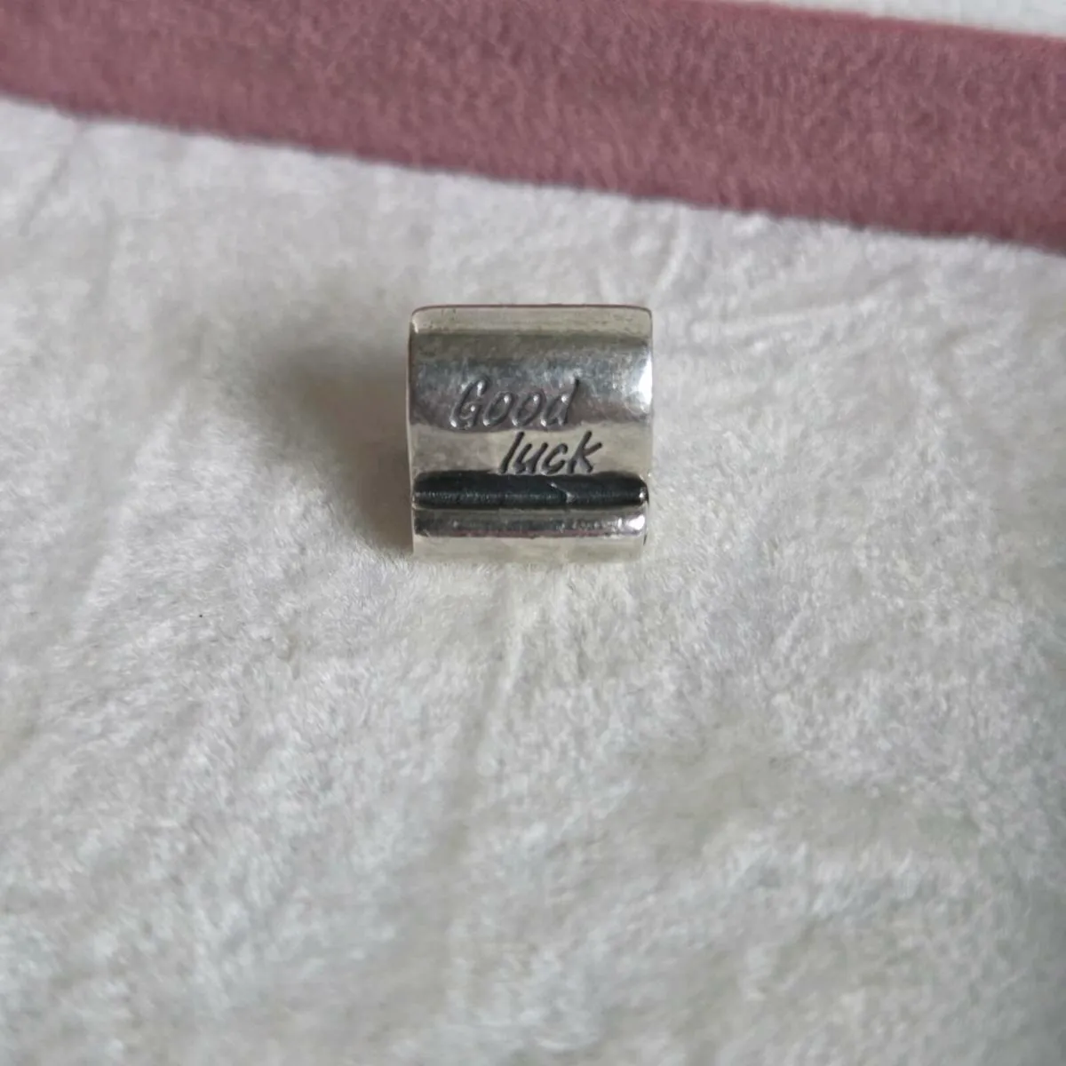 Genuine Pandora charm good luck fully hallmarked - Image 1