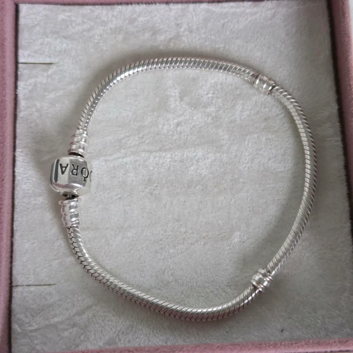 Pandora bracelet barrel clasp size 18cm - Image 2
