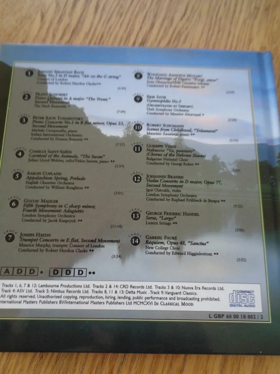 Classical CD's and Books for Sale x 3 - Image 2