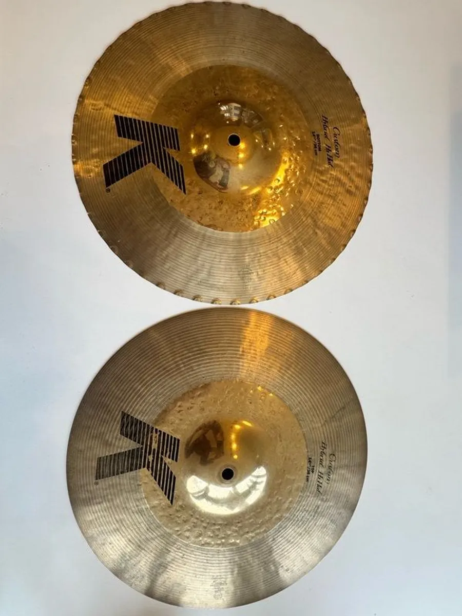 K Zildjian Custom Hi-Hats 14 1/4" - Image 1