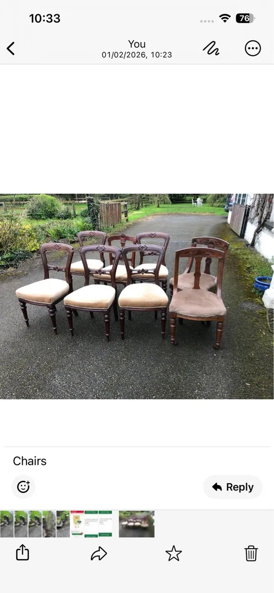8 Chairs - Image 1